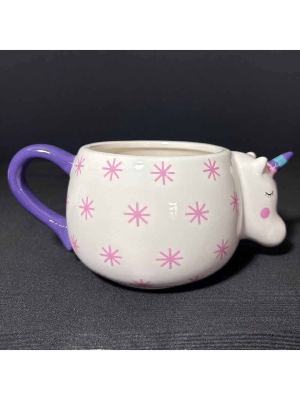 Unicorn Ceramic 3D Mug Coffee Tea Cocoa Chocolate Whimsical Planter 18 oz Mug - Picture 7 of 16